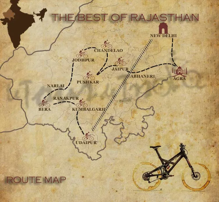 11 Days Rajasthan Boutique Cycling Tour